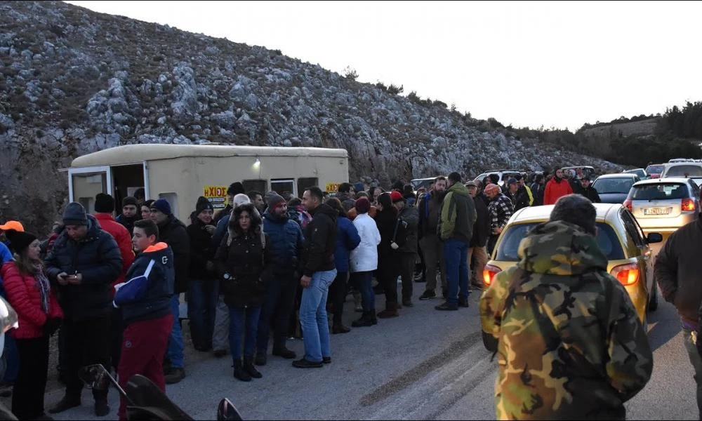 Συγκέντρωση κατά της δημιουργίας της νέας δομής προσφύγων και μεταναστών